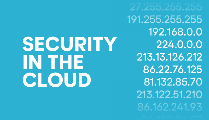 Security in the cloud with IP address whitelisting